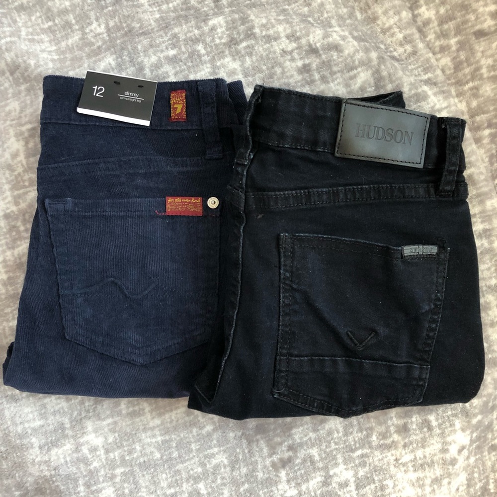 Pair of Boys Size 12 designer pants Jeans
